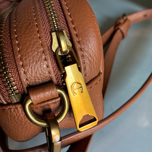 Etienne Aigner Mini Leather Crossbody Camera Bag - Picture 5 of 9